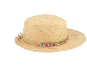 Ashley W Raffia Natural Straw Hat