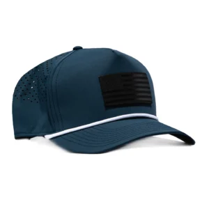 BRANDED BILLS OLD GLORY MIDNIGHT SNAPBACK ROPE CURVED HAT