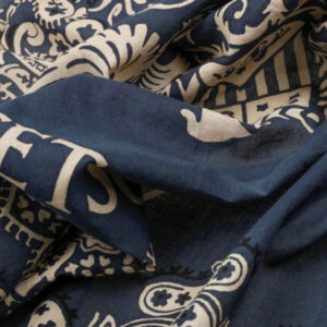 Blue Cotton Fancy Bandana