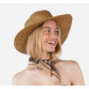 Brown Paper Straw Traveller Hat