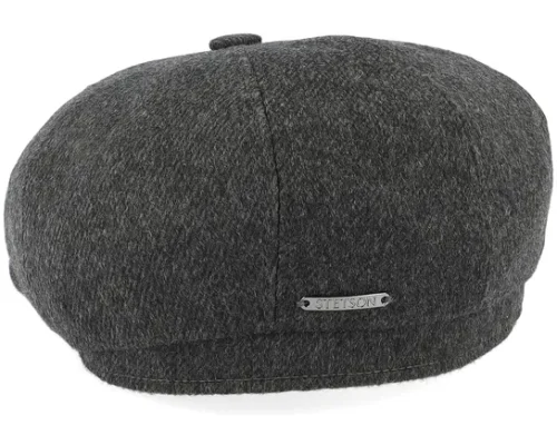Cashmere Navy Flat Cap