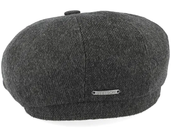 Cashmere Navy Flat Cap