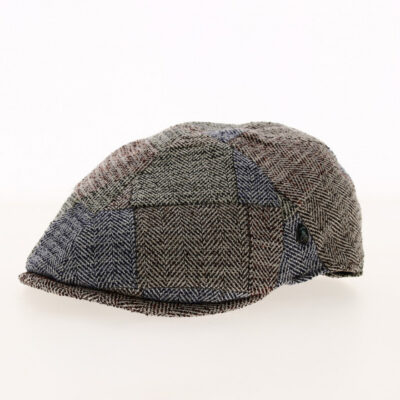 Chevron Pattern Flat Cap