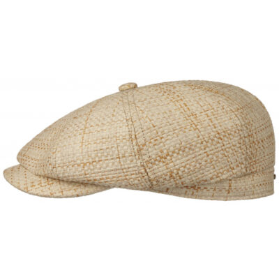 Chic Natural Toyo Newsboy Cap