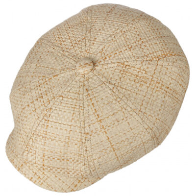 Chic Natural Toyo Newsboy Cap