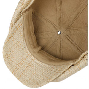 Chic Natural Toyo Newsboy Cap
