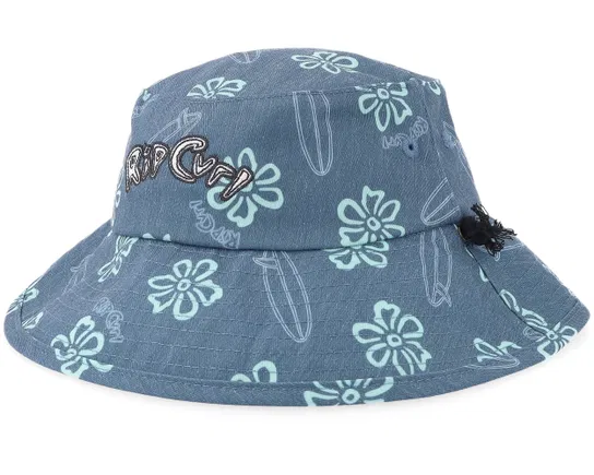 Combo Mid Brim Hat Faded Denim Bucket