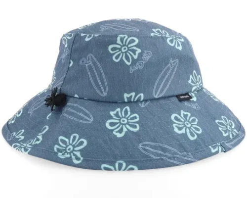 Combo Mid Brim Hat Faded Denim Bucket