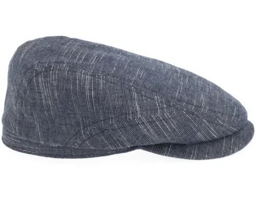 Driver Cap Cotton Navy Flat Cap