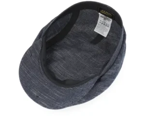 Driver Cap Cotton Navy Flat Cap