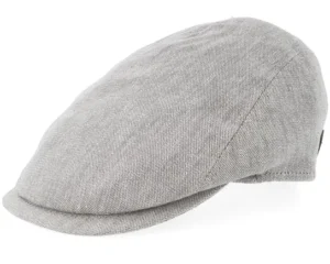 Driver 61 Linen Mix Beige Flat Cap