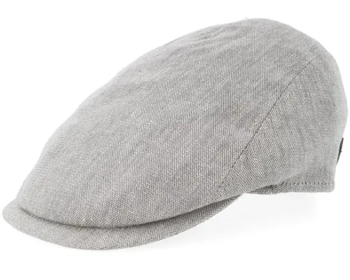 Driver 61 Linen Mix Beige Flat Cap