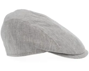 Driver 61 Linen Mix Beige Flat Cap