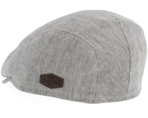 Driver 61 Linen Mix Beige Flat Cap