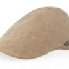 Duck Cap Linen Beige Flat Cap