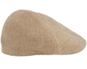 Duck Cap Linen Beige Flat Cap