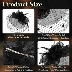 Feather Mesh Women Fascinator Hat