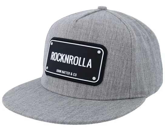 Flat Brim Rocknrolla Grey Baseball