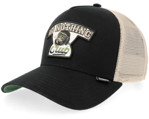 Hft Cap Dnc Gorilla Black A-frame Trucker
