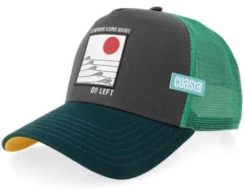 Hft Go Left Charcoal/Green A-frame Trucker