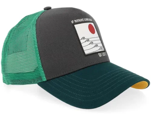 Hft Go Left Charcoal/Green A-frame Trucker