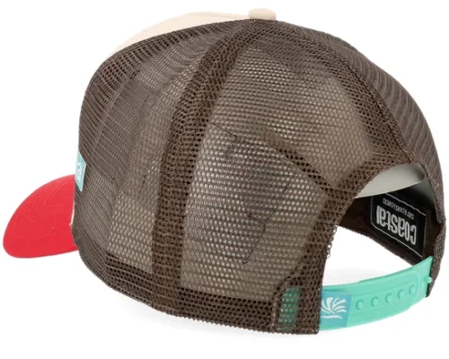 Hft Hangloose Creme/Red A-frame Trucker
