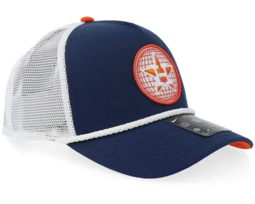 Houston Astros Primetime Drifit Navy/Orange/White A-frame Trucker
