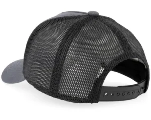 Kids Little Tractor Round Black Patch Dark CharcoalBlack A-frame Trucker