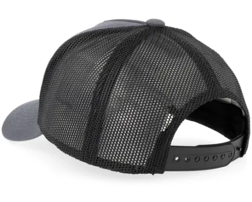 Kids Little Tractor Round Black Patch Dark CharcoalBlack A-frame Trucker