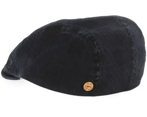 Leland Outdoor Black Flat Cap