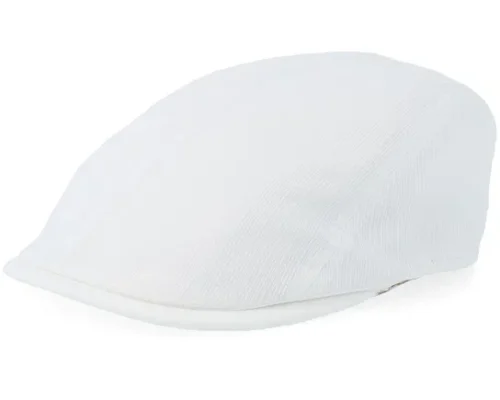 Leland Outdoor White Flat Cap