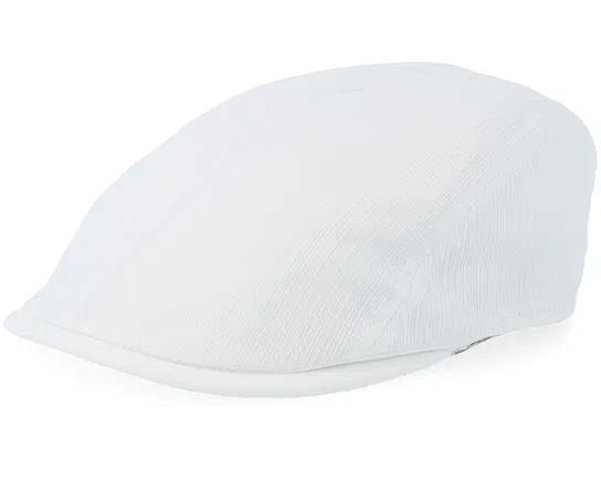 Leland Outdoor White Flat Cap