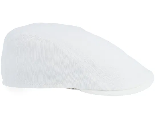 Leland Outdoor White Flat Cap