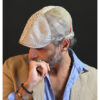 Linen & Cotton Patchwork Flat Cap