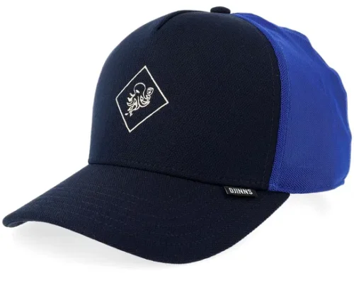 New Hft Finefine Navy A-frame Trucker