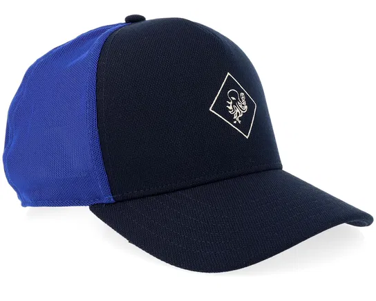 New Hft Finefine Navy A-frame Trucker