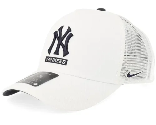New York Yankees Primetime Drifit White/Blue/White A-Frame Trucker