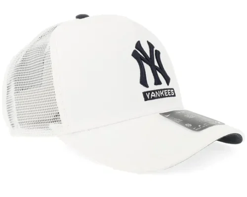 New York Yankees Primetime Drifit White/Blue/White A-Frame Trucker