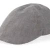 Paddy Leinen Brown Melange Flat Cap