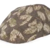Paddy Plant Leaf Taupe Flat Cap