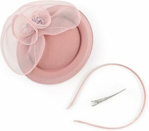 Pillbox Tea Party Fascinator Hat for Women