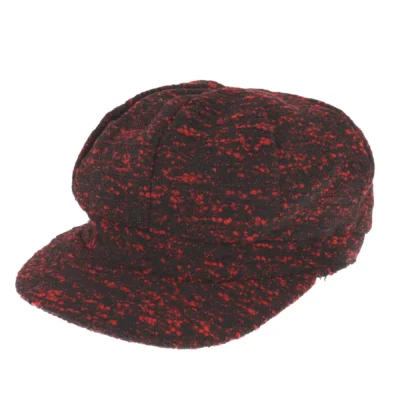 Red & Black Bakerboy Cap