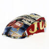 Rounded Las Vegas Cotton Multicolor Flat Cap