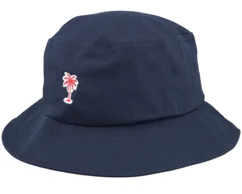 Summer Palm Logo Navy Bucket