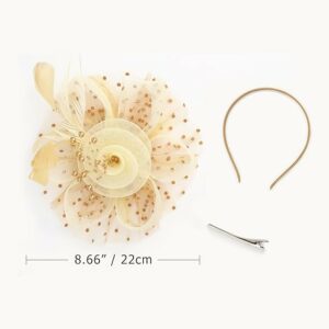 Women Flower Fascinators with Headband