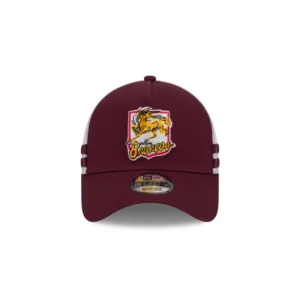 9Forty A-Frame Brisbane Broncos NRL Retro Trucker Cap