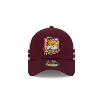 9Forty A-Frame Brisbane Broncos NRL Retro Trucker Cap