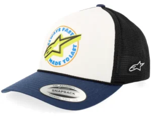 Aorbit White Navy Black A-Frame Trucker