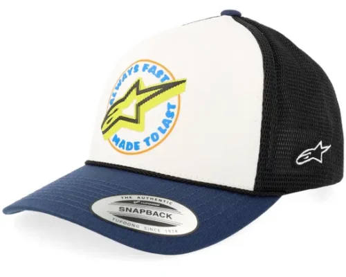 Aorbit White Navy Black A-Frame Trucker
