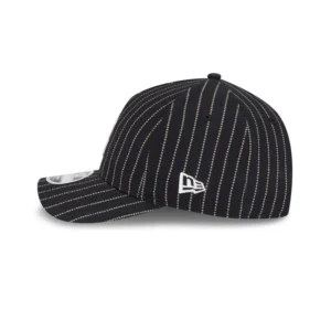 Atlanta Braves Three Looms Pinstripe M-Crown Adjustable Trucker